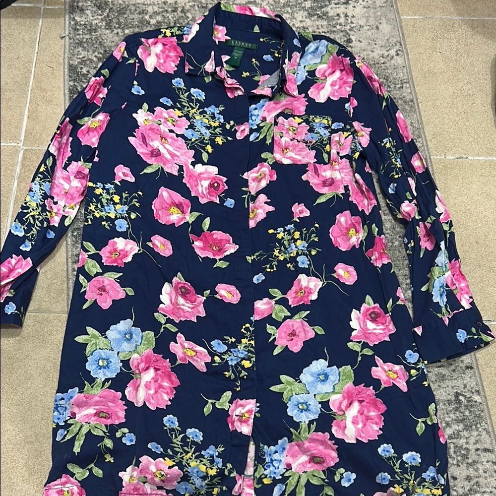 Ralph Lauren  Floral  PJ Shirt